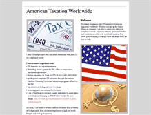 Tablet Screenshot of americantaxationworldwide.com
